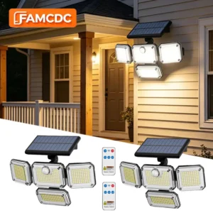 80w Solar Lights Outdoor, Motion Sensor