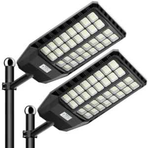 Solar Street Light Outdoor 550000Lighting Motion Sensor Remote Control.