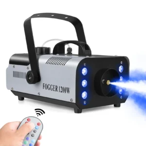 U'King 1200W Fog Machine 6LEDs Remote.
