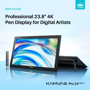 HUION KAMVAS Pro 24 (Gen 3) 4K UHD Touch Drawing Tablet with Screen,