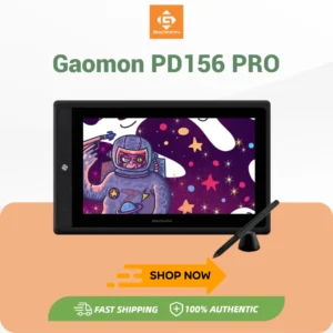 GAOMON PD156PRO Graphics Tablet Display for Drawing 15.6” Full-Laminated IPS HD Screen.